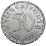 Nemecko 50 Pfennig 1935 E