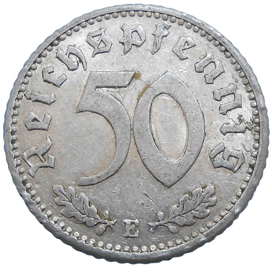 Nemecko 50 Pfennig 1935 E Nemecko 50 Pfennig 1935 E