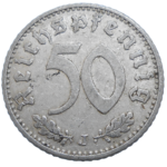 Nemecko 50 Pfennig 1935 J