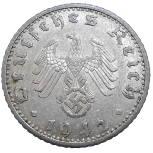 Nemecko 50 Pfennig 1942 A