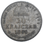 František Jozef I. 10 grajciar 1869 KB