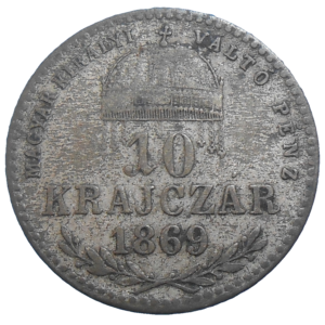 František Jozef I. 10 grajciar 1869 KB