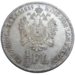 František Jozef I. 1/4 zlatník 1859 B