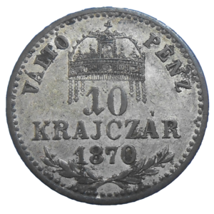 František Jozef I. 10 grajciar 1870 KB