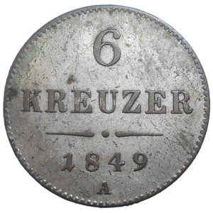 František Jozef I. 6 grajciar 1849 A