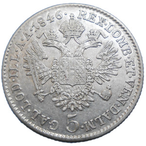Ferdinand V. 5 grajciar 1846 A