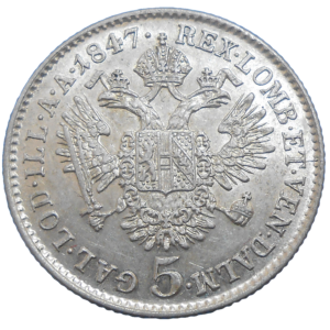 Ferdinand V. 5 grajciar 1847 A