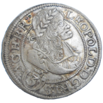 Leopold I. 3 grajciar 1670 SHS