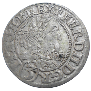 Ferdinand II. 3 grajciar 1628 HR