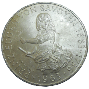 Rakúsko 25 Schilling 1963