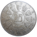 Rakúsko 25 Schilling 1963