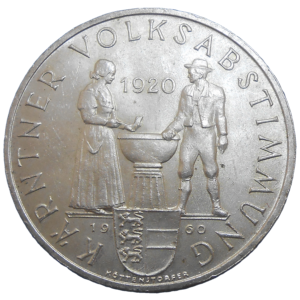 Rakúsko 25 Schilling 1960