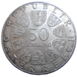Rakúsko 50 Schilling 1968