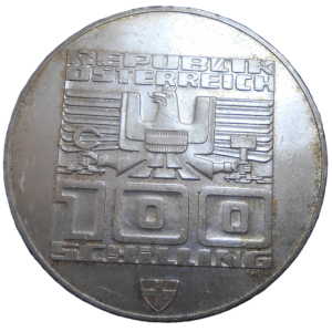Rakúsko 100 Schilling 1976