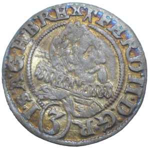Ferdinand II. 3 grajciar 1628 HR