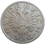 Rakúsko 50 Groschen 1935