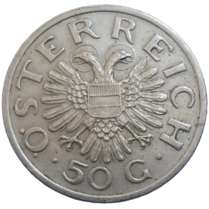 Rakúsko 50 Groschen 1935