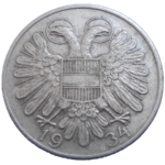 Rakúsko 1 Schilling 1934