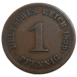 Nemecko 1 Pfennig 1899 E