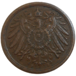 Nemecko 2 Pfennig 1913 F