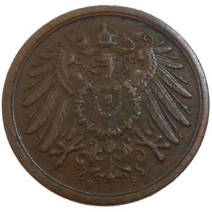 Nemecko 2 Pfennig 1913 F