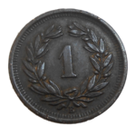 Švajčiarsko 1 Rappen 1914 B