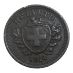 Švajčiarsko 1 Rappen 1914 B