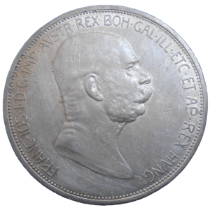 František Jozef I. 5 Koruna 1909 bz