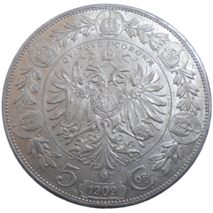 František Jozef I. 5 Koruna 1909 bz