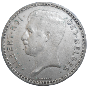Belgicko 20 Francs 1934