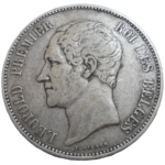 Belgicko 5 Francs 1850