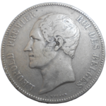 Belgicko 5 Francs 1852