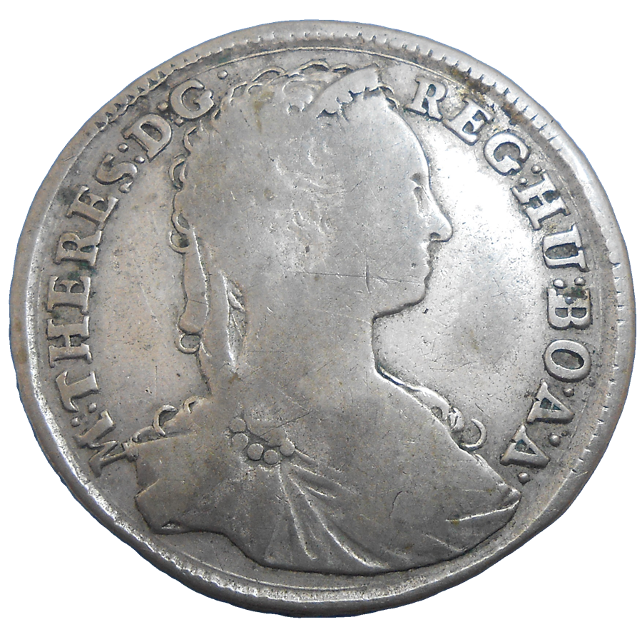 Mária Terézia XV grajciar 1744 KB Mária Terézia XV grajciar 1744 KB
