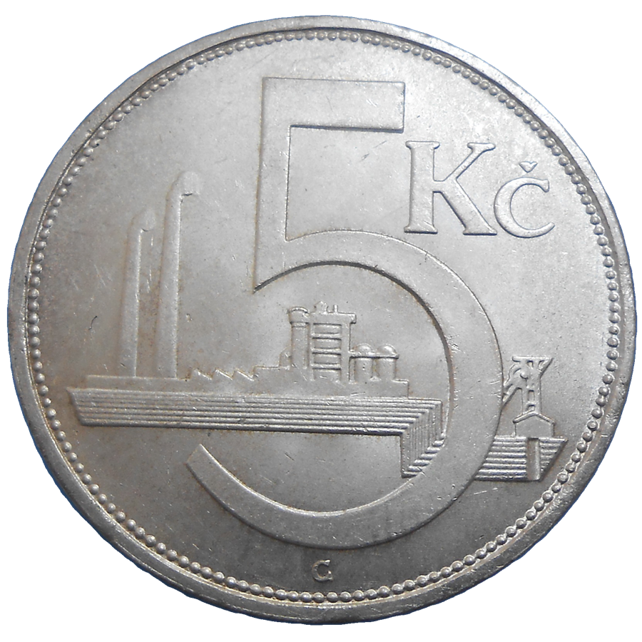 5 Kč 1930 5 Kč 1930