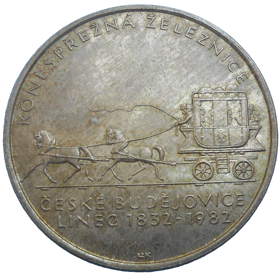 100 KČS 1982 Konská železnica 100 KČS 1982 Konská železnica