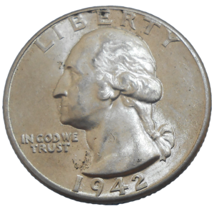 USA Quarter Dollar 1942
