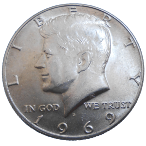 USA Half Dollar 1969 D