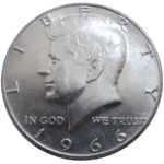 USA Half Dollar 1966