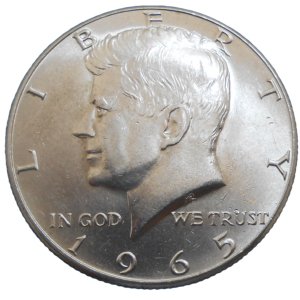 USA Half Dollar 1965