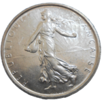 Francúzsko 5 Francs 1969