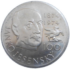 Strieborná medaila Janko Jesenský 1974