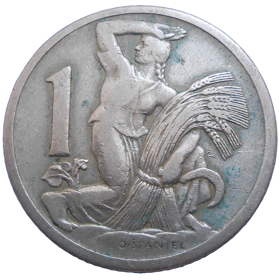 1 Kč 1923 1 Kč 1923