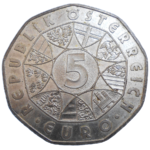 Rakúsko 5 Euro 2005