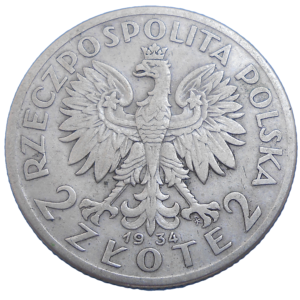 Poľsko 2 Zlote 1934
