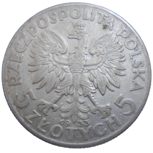 Poľsko 5 Zlotych 1933