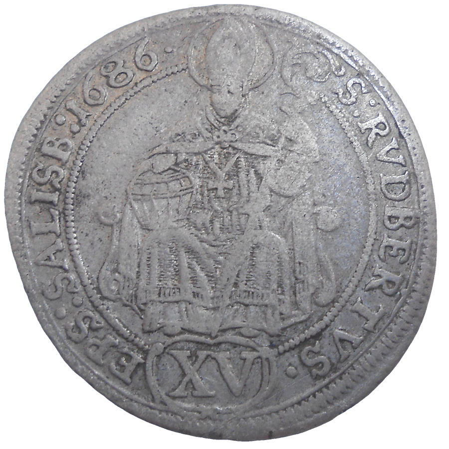 Salzburg XV grajciar 1686 Salzburg XV grajciar 1686