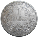 Nemecko 1 Mark 1878 F