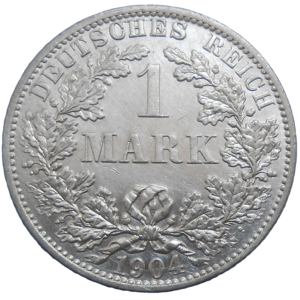Nemecko 1 Mark 1904 A
