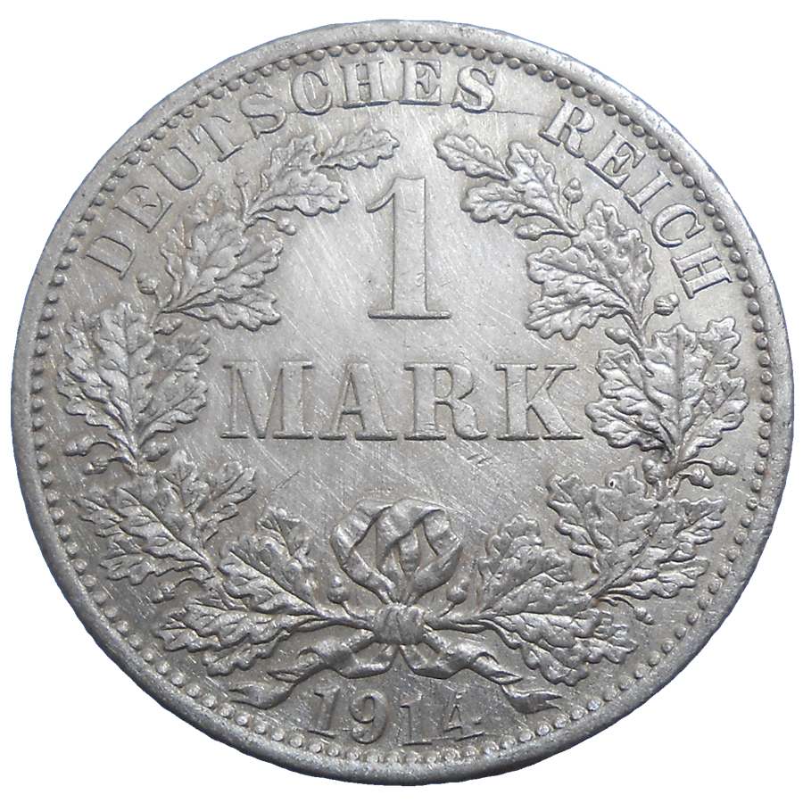 Nemecko 1 Mark 1914 A Nemecko 1 Mark 1914 A