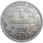 Nemecko 1 Mark 1915 D